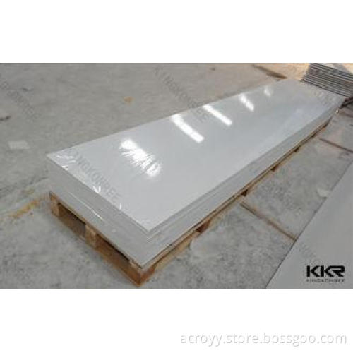 Joint Invisible White Solid Surface Sheets For Table Top